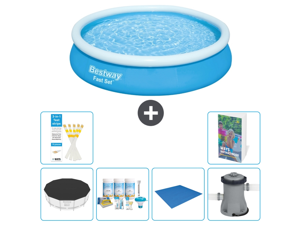 Bestway Piscina Bestway Fast Set Redonda - 366x76 Cm - 7-peças S77