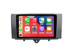Auto Rádio Carro Bluetooth Autoradio 8GB RAM 128G ROM CarPlay Navegação GPS Ecrã Táctil RoverOne para Mercedes Benz Smart Fortwo 2 2011-2015  