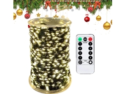 Luz De Natal Led À Prova D'água Com Controle Remoto E Temporizador.