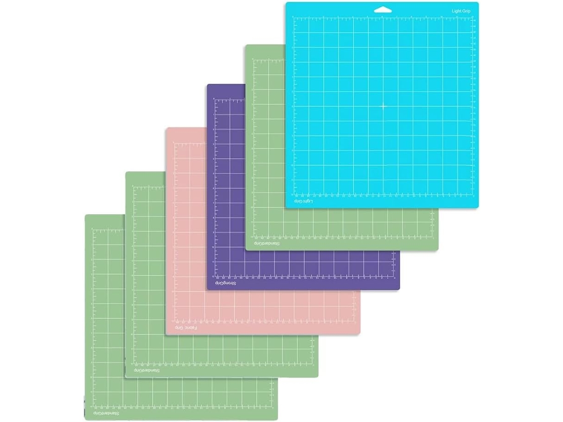 6 Bases de Corte, Recortes de 30x30 Cm, Adesivos Variados SFUSHOS