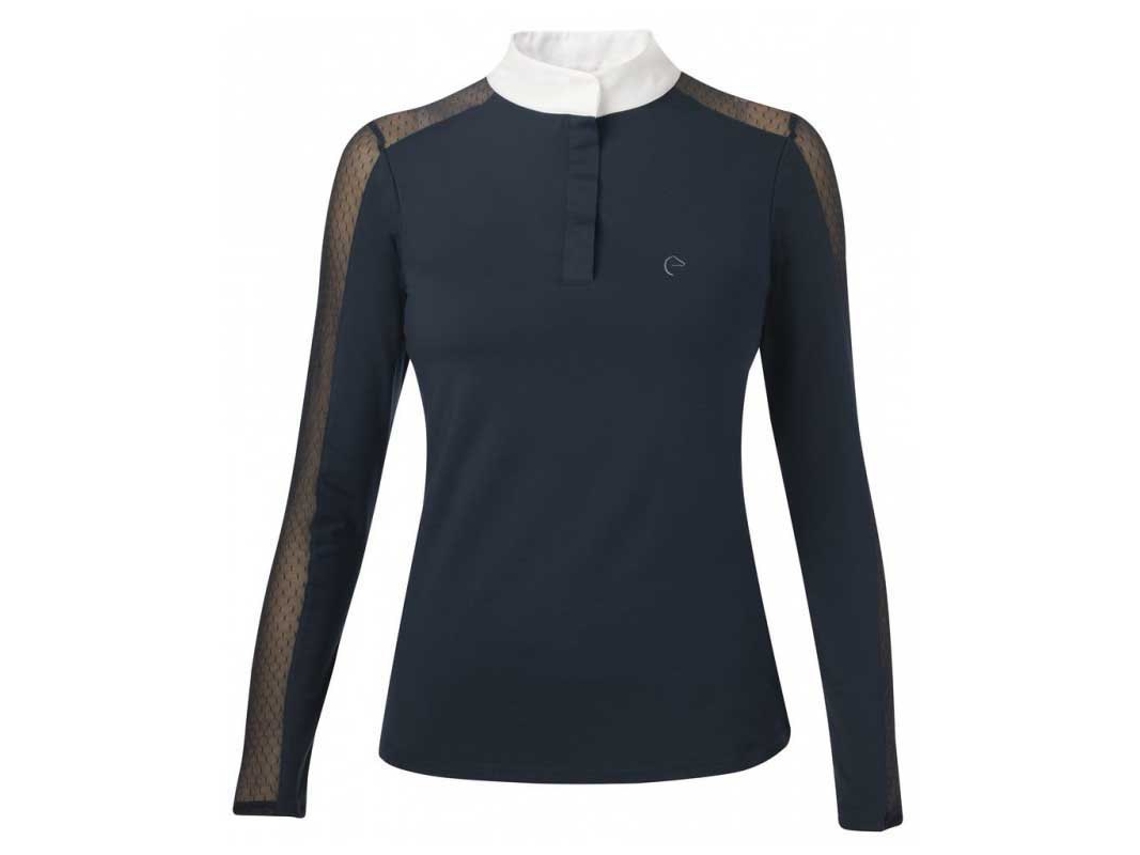 Polo de Manga Comprida Pekin Azul Xlequitheme