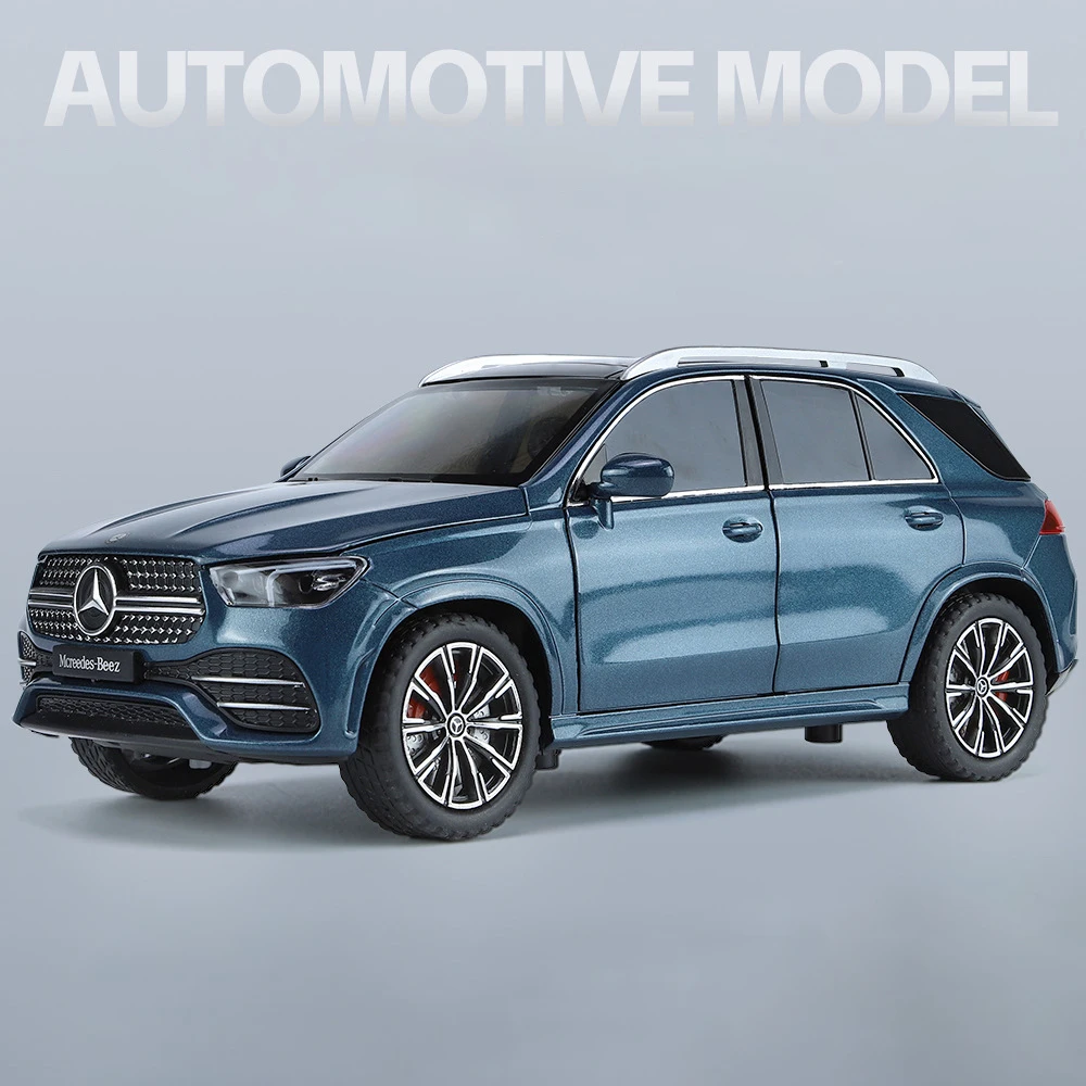(verde) Miniatura De Carro Em Escala 1:24, Feita De Metal Fundido, Com Efeitos De Som E Luz.