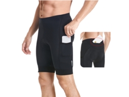 Bermudas de Ciclismo com Proteção e Bolsos Respiráveis S/MARCA