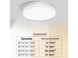 Luminária de Teto Redonda Moderna Ultrafina MDUG (branco Frio 48w)