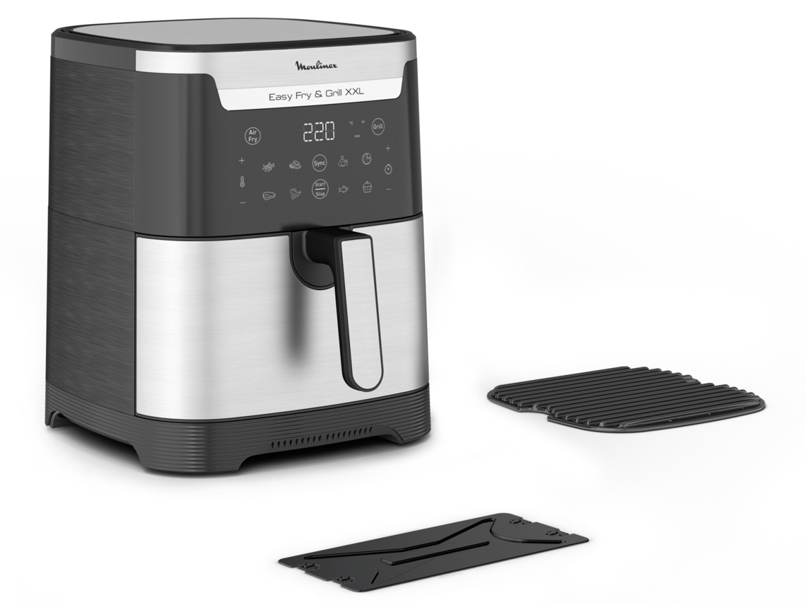Fritadeira sem Óleo MOULINEX Air Fryer Easy Fry Grill XXL EZ801D10 (Outlet Caixa Aberta - 6.5 L - Preto)