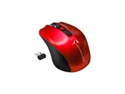 Mouse óptico sem fio RF ambidestro TECHMADE Tm-Xj30-Red 1600 Dpi