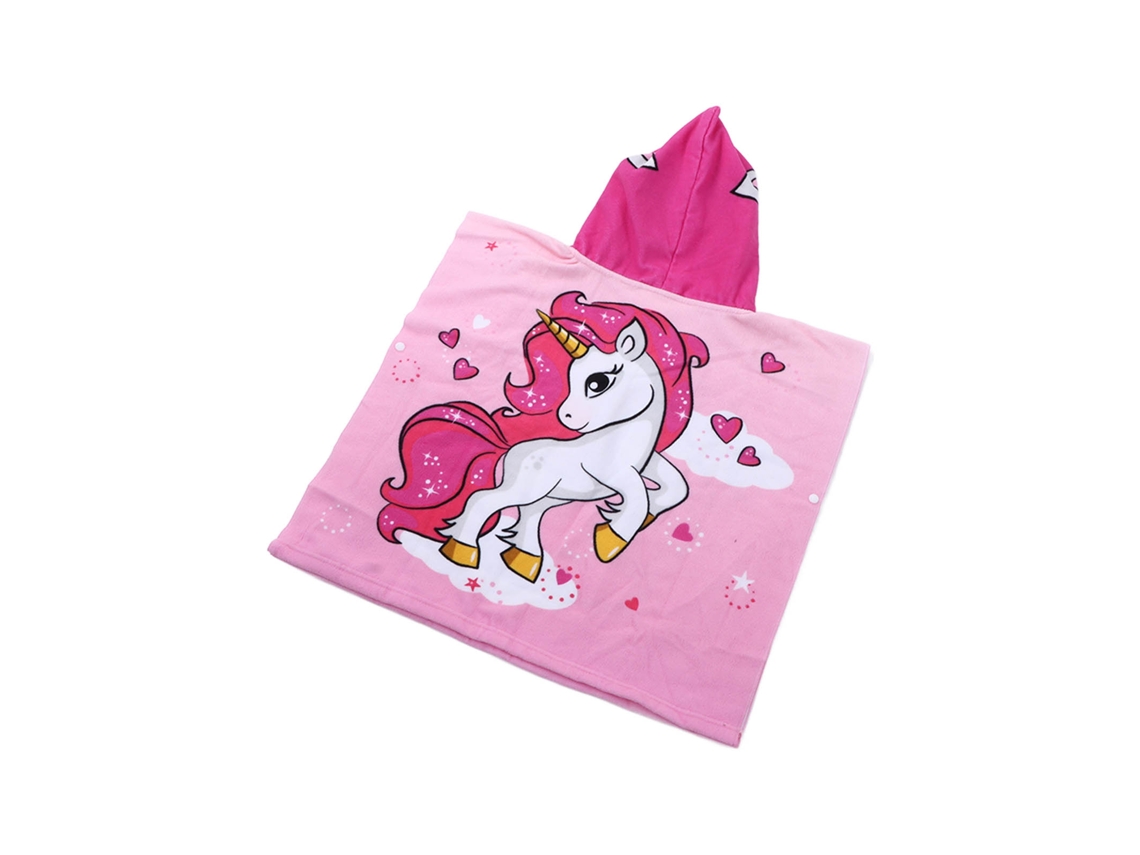 Toalha Com Capuz Para Crianças Cores Vivas Suave E Confortável Toalha De Banho Sem Botões Para Meninas