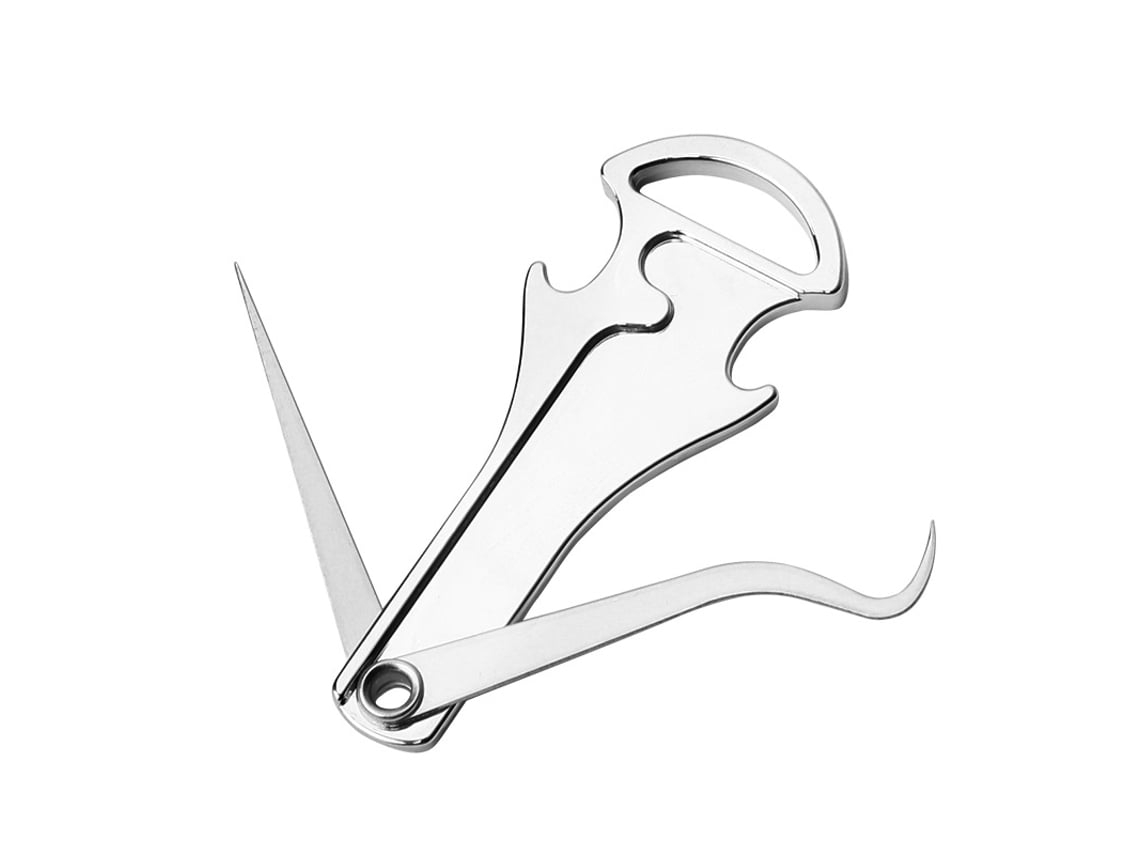 Palito de Dente Dobrável Portátil de Aço Inoxidável