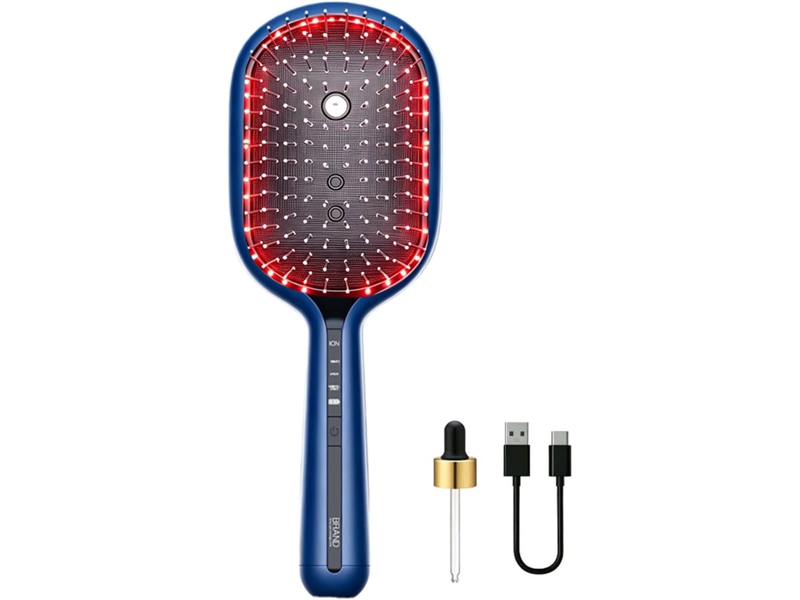 Escova De Cabelo A Vapor, Pente Para Couro Cabeludo, Escova De Cabelo Com Borrifador Água