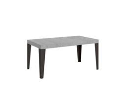 Mesa Extensível 140/400x90 Cm Flame Premium Concreto Pernas Antracite Itamoby