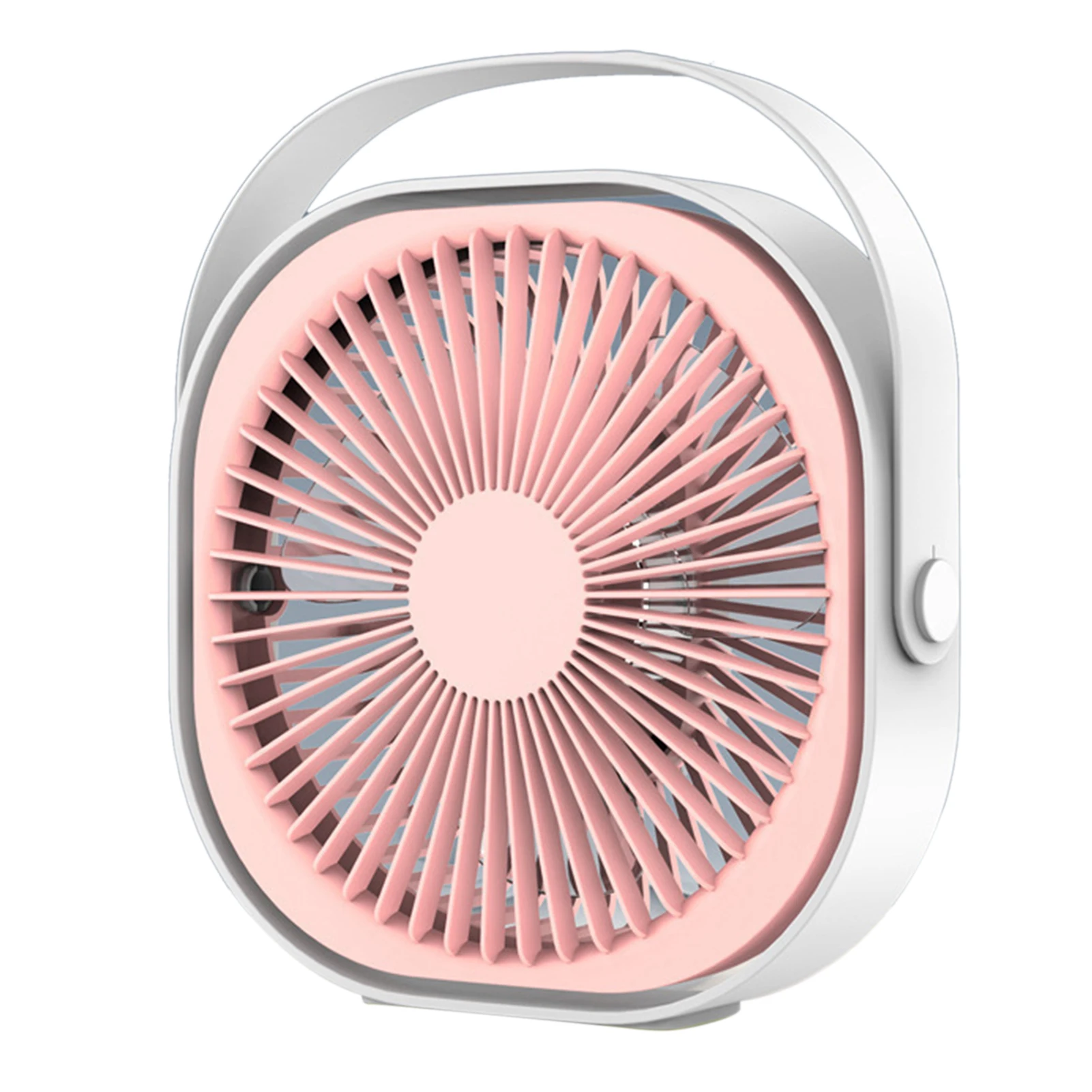 Mini Ventilador de Mesa MDUG 15cm, Silencioso, Recarregável Usb