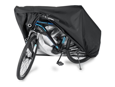 Capa de bicicleta, capa de bicicleta à prova dágua, proteção anti-UV, resistente à poeira, 200x70x110cm, preta HOMDOX
