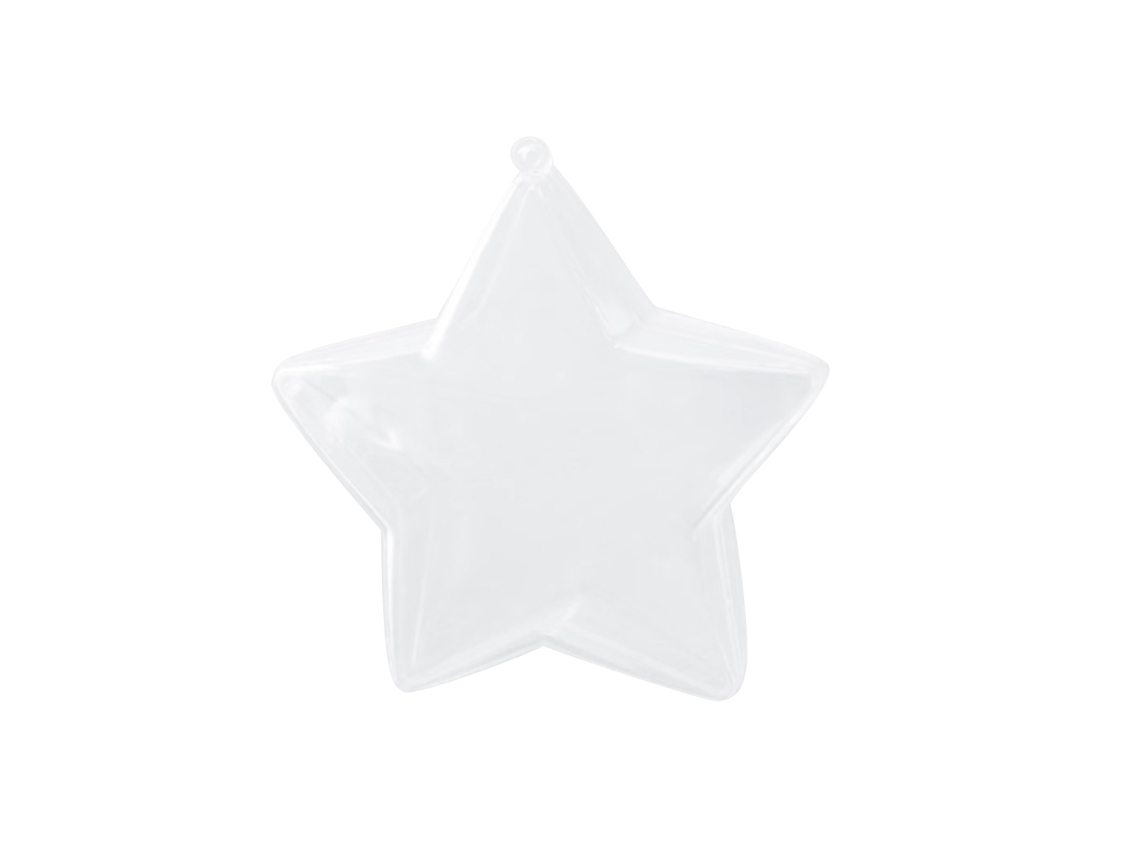 5 Unidades Caixas De Presente Transparentes Plásticas Em Formato De Estrela Para Doces E Lembranças