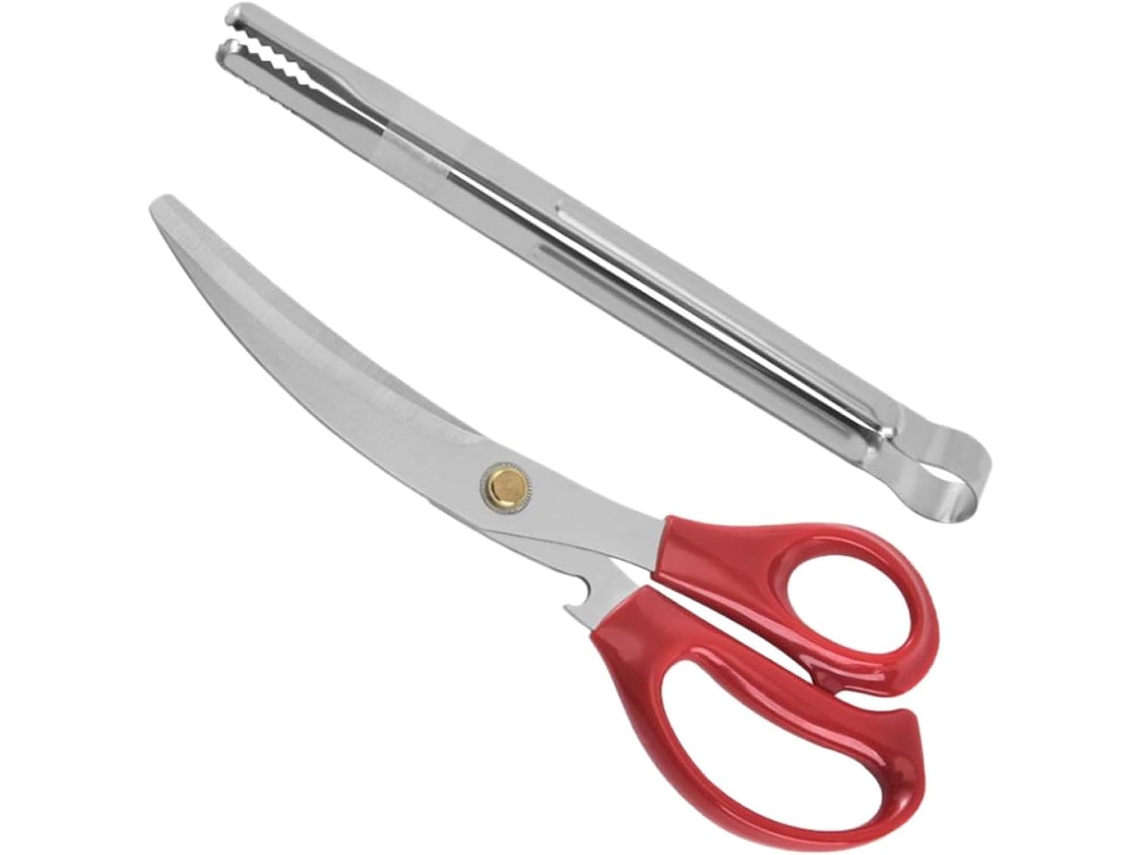 Conjunto De 2 Pinças Multifuncionais Antiderrapantes Em Aço Inoxidável Para Churrasco E Jantares Casa, Acessórios