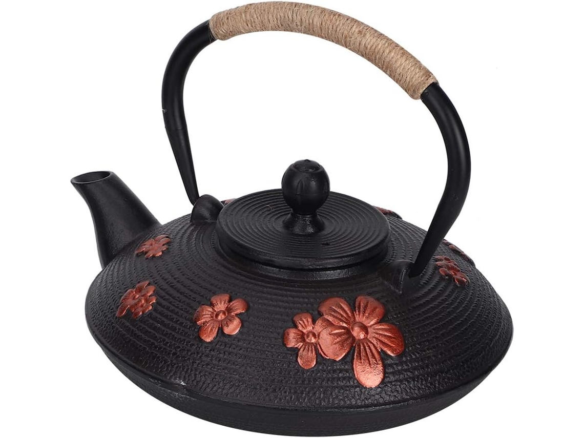 Bule De Ferro Fundido, 0,9l, Artesanato Tradicional.