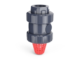 Valvula PVC de Retenção com Ligação por Rosca H e Viton 3/4 HIDROTEN