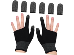 Lurelia Dedeiras Gaming Para Ecrã Tátil Cobre, Nylon, Respirável, Sensível Ao Toque, Condutor, Para Gaming Móvel E Ecrãs Táteis, Resposta Rápida