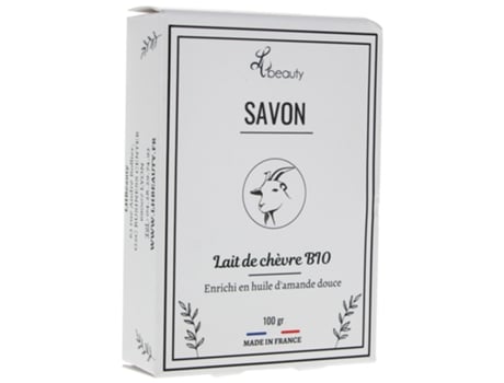 Óleo de sabonete de leite de cabra orgânico com amêndoas doces 100 G LHBEAUTY