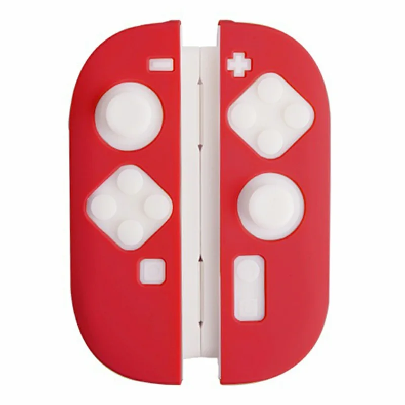 Capa Zruxe Para Nintendo Switch 2 Comando Design Separado Silicone Antichoque Vermelho
