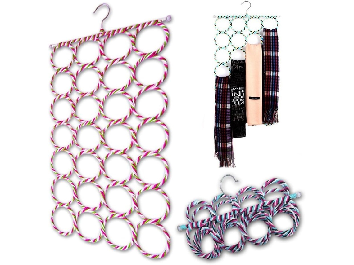 Organizador De Armário Elegante, Design Dobrável E Gancho De Metal Resistente, Cabide Para Cachecóis Que Economiza Espaço Para Suas Necessidades De Ar