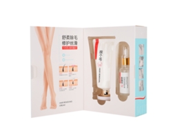 Crema Depilatoria Suave Com Sérum Reparador Hidratante Para Pele, Kit De Cuidado Corporal