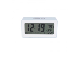 Relógio De Mesa Eletrônico Inteligente Lcd De 5 Polegadas Com Despertador, Relógio Eletrônico Luminoso Preguiçoso Multifuncional F Slowmoose