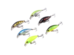 Luya Lure Slow Sinking 6-color Minnow Freshwater Bait For Bass And Topmouth Culter
