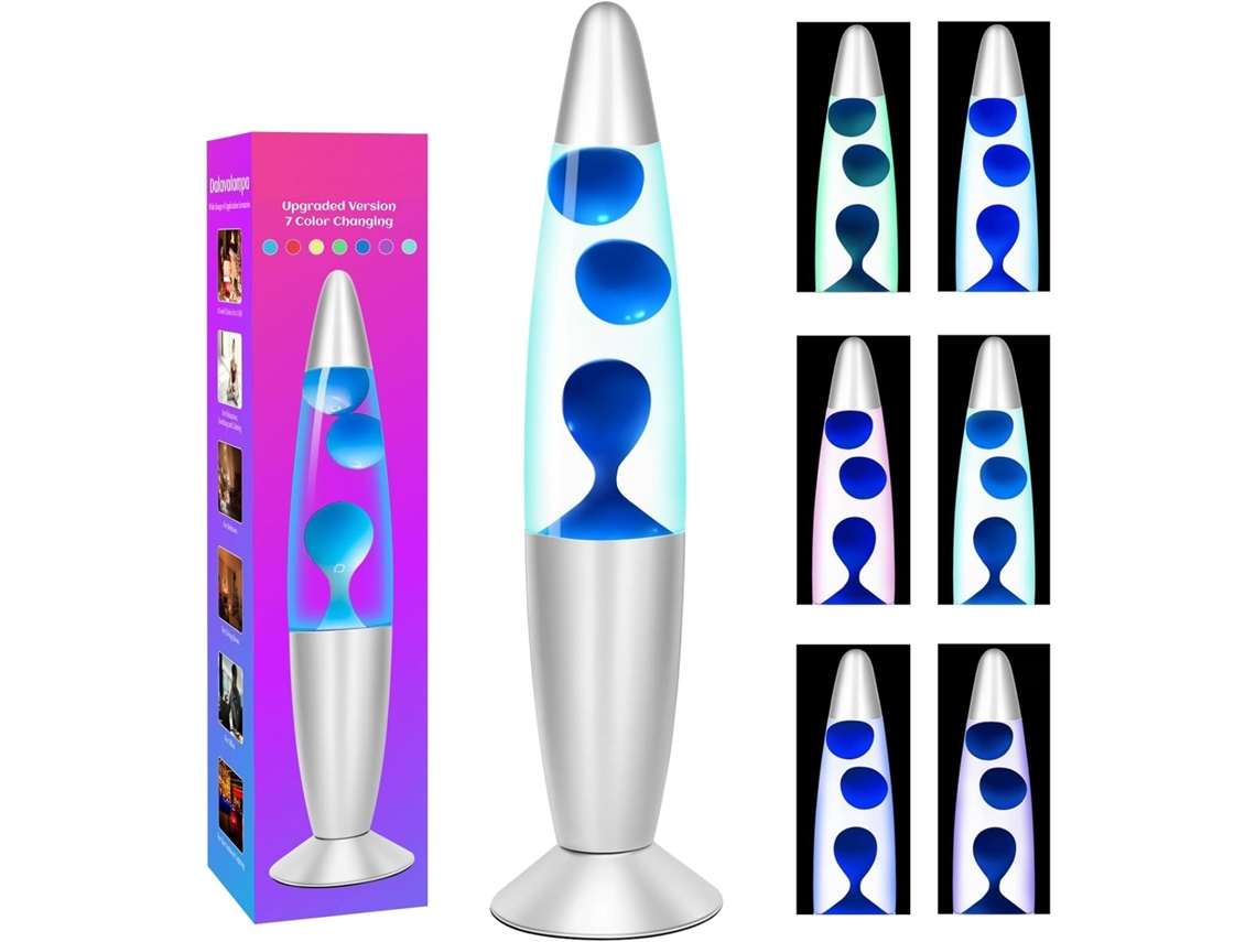 Elysve Luminária 13 Polegadas, 25 W, Azul)