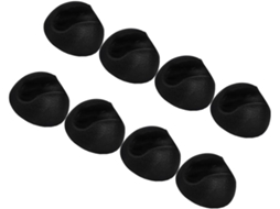 Conjunto De 8 Protetores Piso Para Pés Mesa Em Formato Grampo Cabelo, Antiderrapantes, Em Pvc, Com Formato De Meia