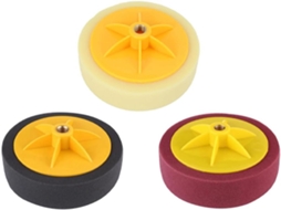Conjunto De 3 Discos Polimento Automotivo 15cm (6 Polegadas), Cera,