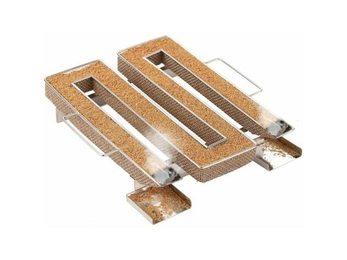 Gerador De Fumo Frio Com Alça Em Aço Inoxidável Para Churrascos E Fumadores