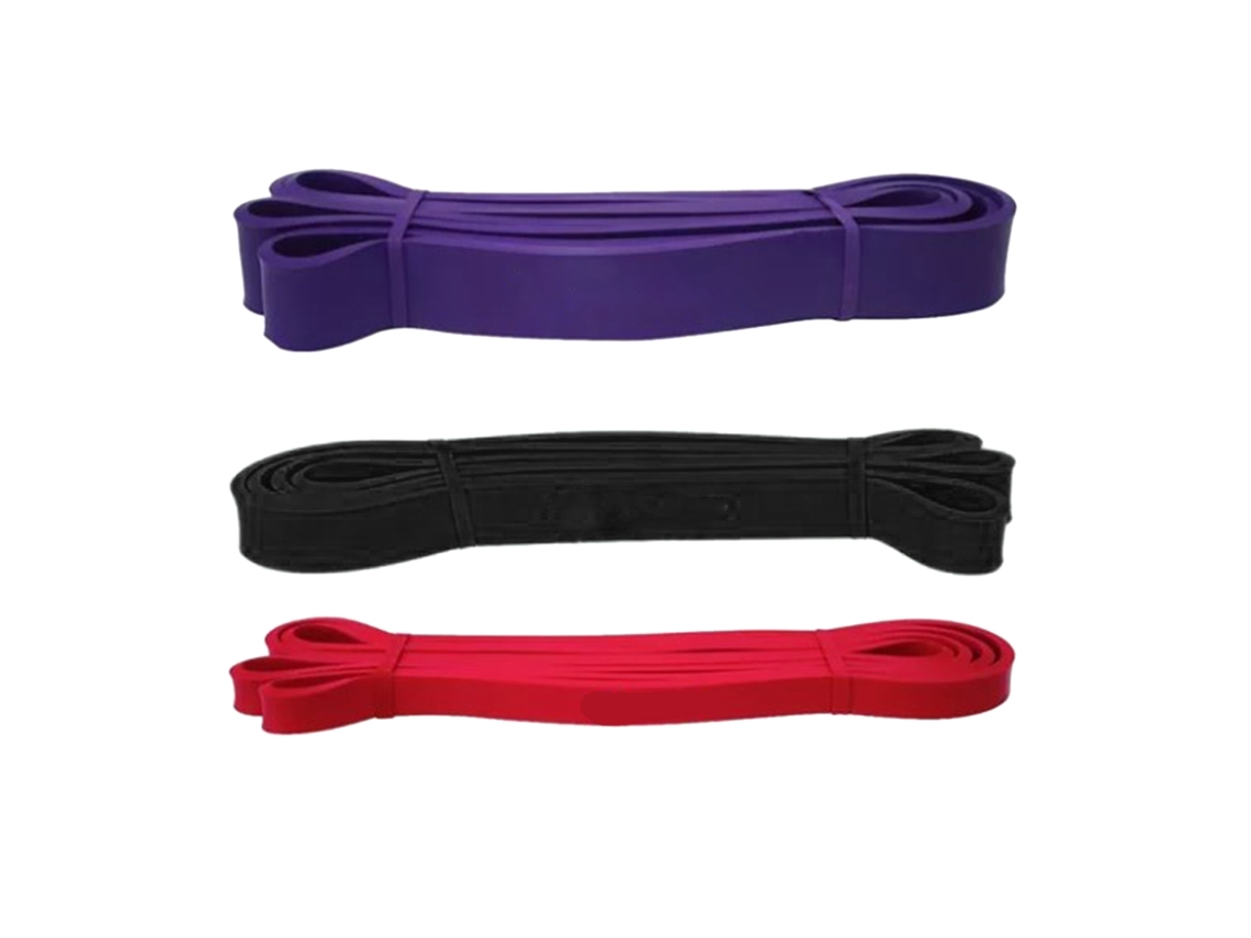 3pcs Cinto De Tensão Fitness Tpe Alta Elasticidade Banda De Alongamento Para Treino De Bíceps
