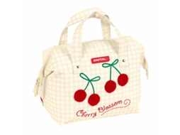 Nécessaire Escolar Safta Cherry Bege (26.5 x 17.5 x 12.5 cm)