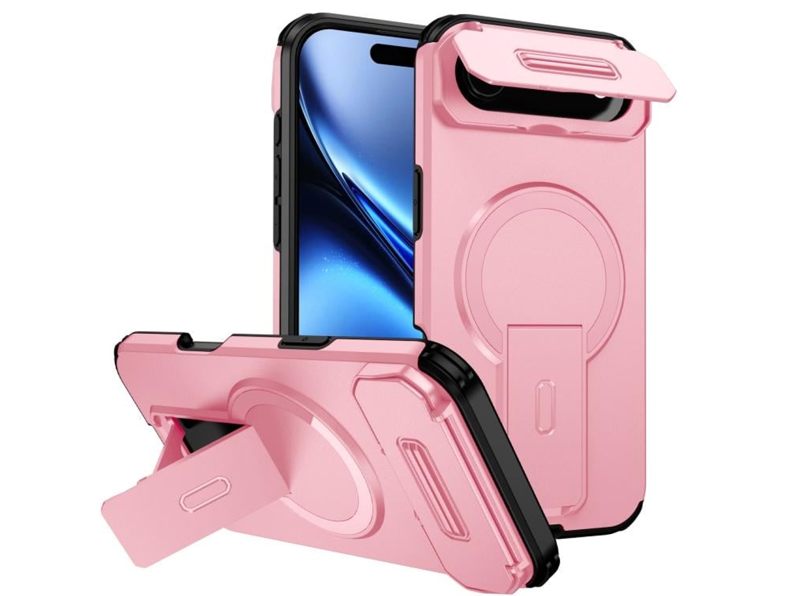 Capa Com Suporte Magsafe Para Iphone Air - Abertura Deslizante Com Proteção De Câmara