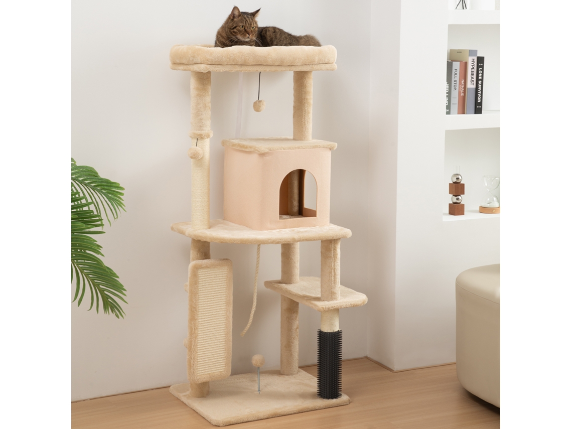 Caixa Para Gato, Acabamento Bege, 132 X 44 X 55 Cm
