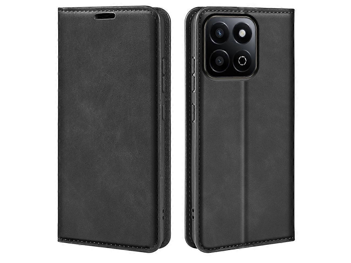 Capa De Celular Retrô Em Couro Com Sucção Magnética Para Honor 200 Smart