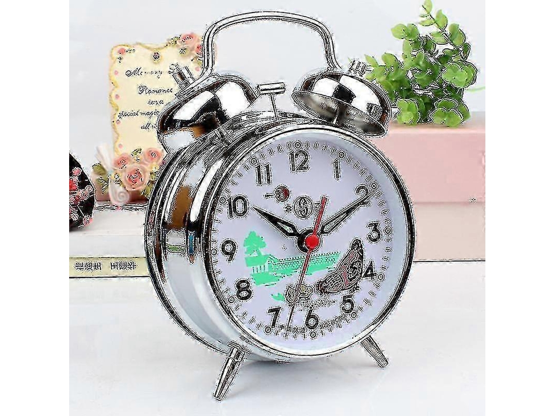 Classic Chicken Alarm Clock Compatible With Gift Ideassilver