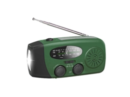 Rádio de Emergência EOOCOO (energia Solar, Energia de Manivela)