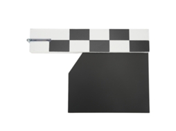Film Director Clapper Board Density Board Movie Scene Clapboard For Photographic Props Black LAXISCREED