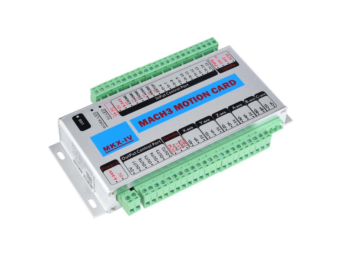 Placa de Controlo Cnc Mach3 4 Eixos Usb Windows