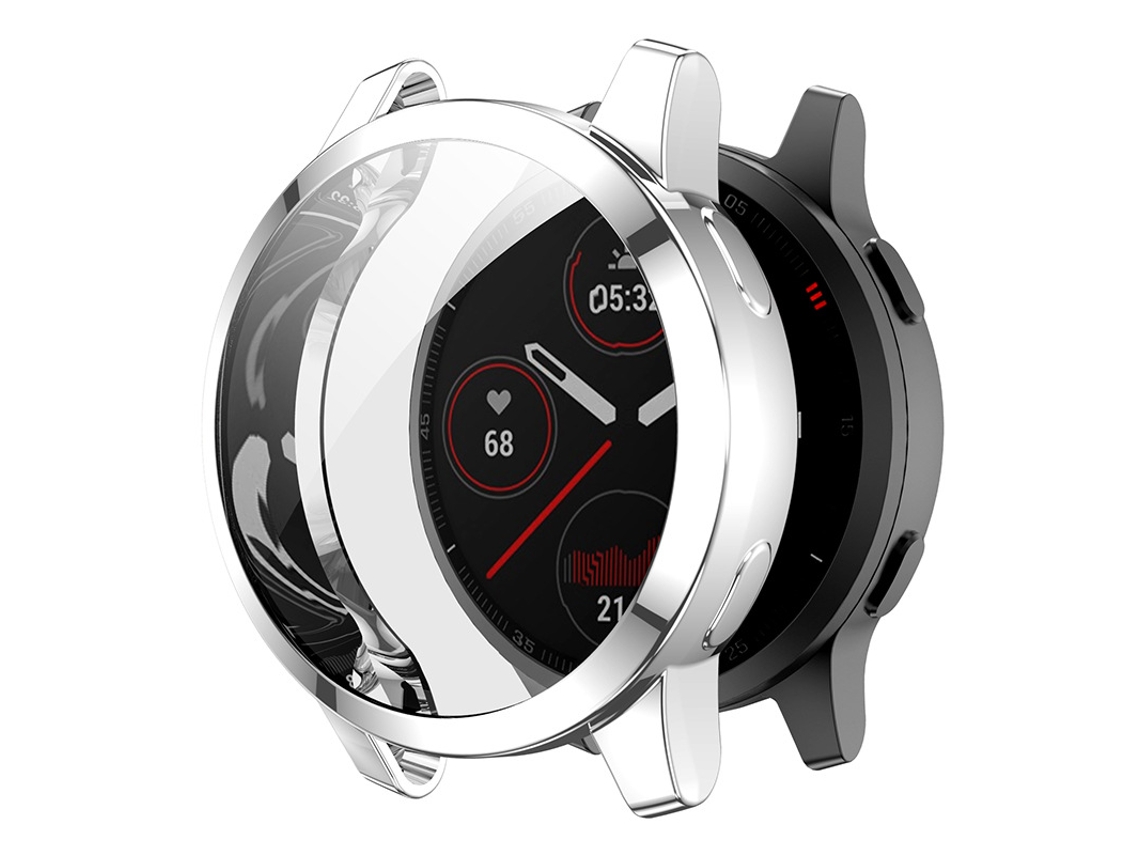 Capa De Silicone Para (garmin Venu 2s/vivoactive 4s) 40mm Prateado Hexinyigjly