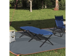 Vidaxl Cama De Camping Dobrável Azul 193 X 69 X 45 Cm Tecido Oxford
