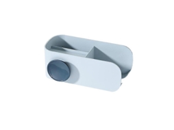 Suporte para Secador de Cabelo Azul, Sem Furos, Banheiro, Armazenamento Vaso Sanitário, Suport e Parede Ca GOKOCO