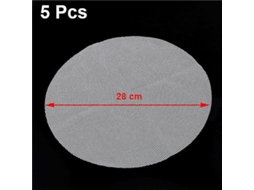5pcs Tapete de Vapor de Silicone Nova Line redondo para cozinha (28cm) | S/MARCA