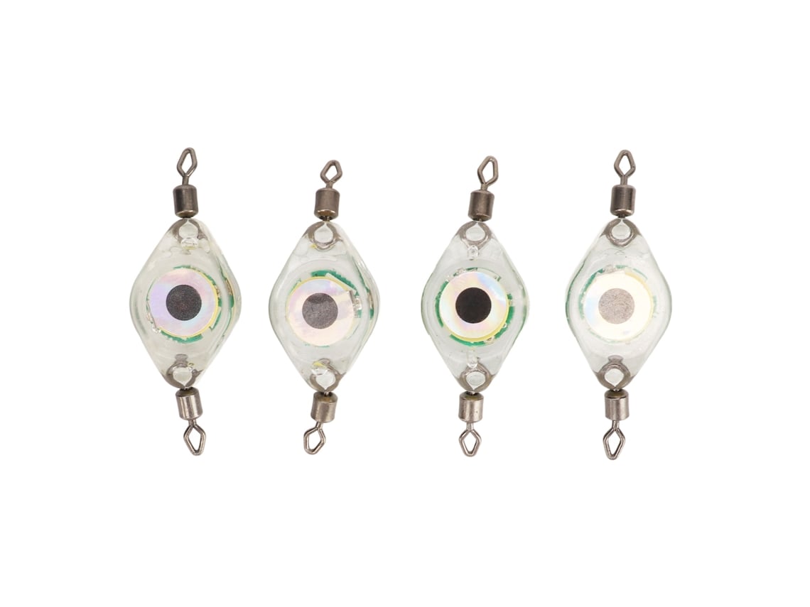 Luz de Pesca Led com Anéis Rotativos 4pcs