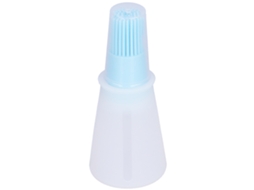 Escova de Óleo Silicone com Garrafa Transparente | S/MARCA