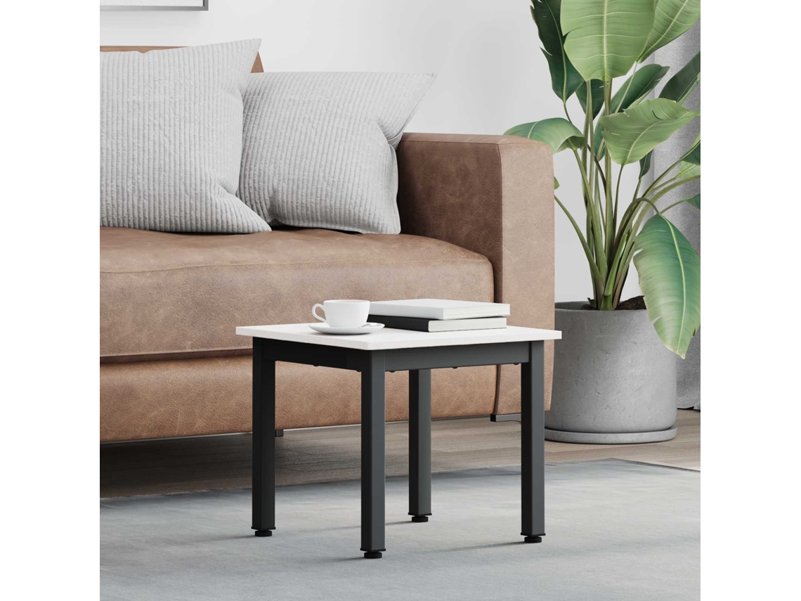 Vidaxl Mesa De Centro Branco 40 X 40 X 36 Cm