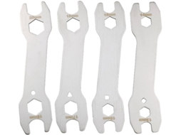 Conjunto de 4 Ferramentas para Reparo de Bicicletas: Chave Cônica para Cubos de 13/14/15/16/17/18/19/20 Mm. SFUSHOS