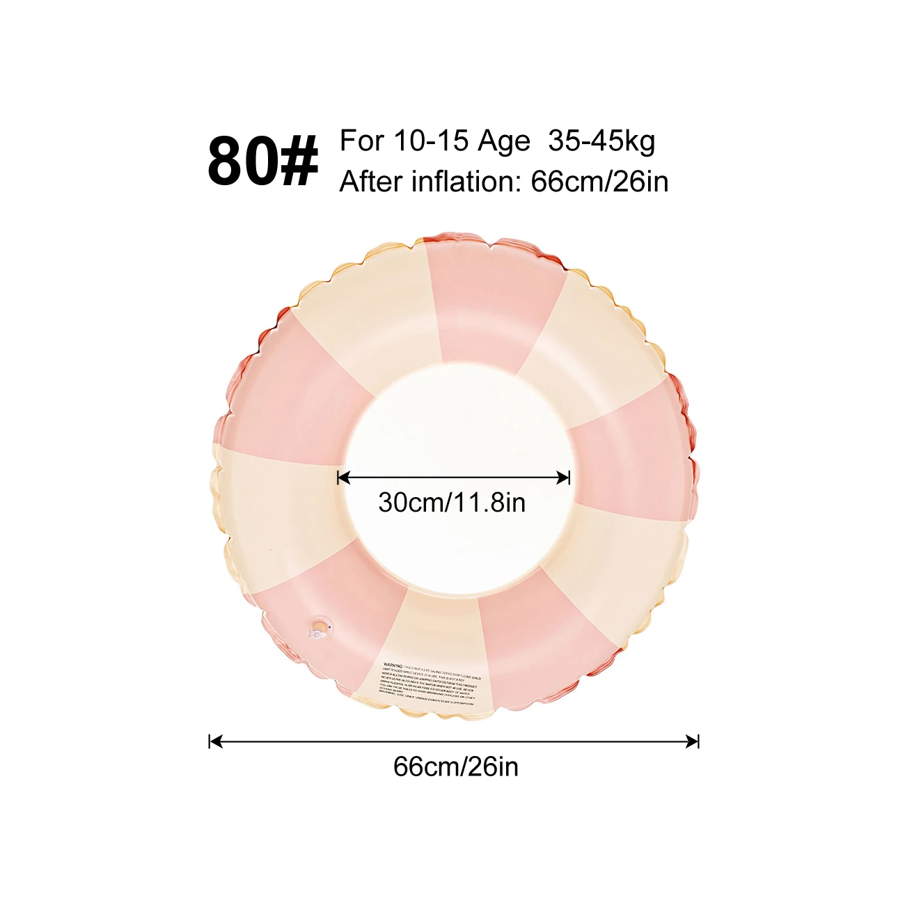 Boia Inflável Para Piscina (rosa, Tamanho 80) Para Adultos, Boia De Natação Feminina Para O Verão.