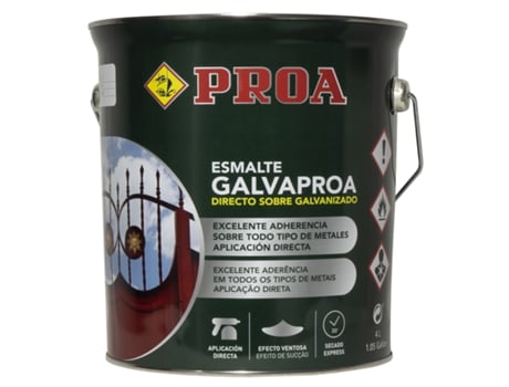 Esmalte de Forja Diretamente Sobre Galvanizado Ou Ferro Galvaproa Forge Verde Metálico 4L